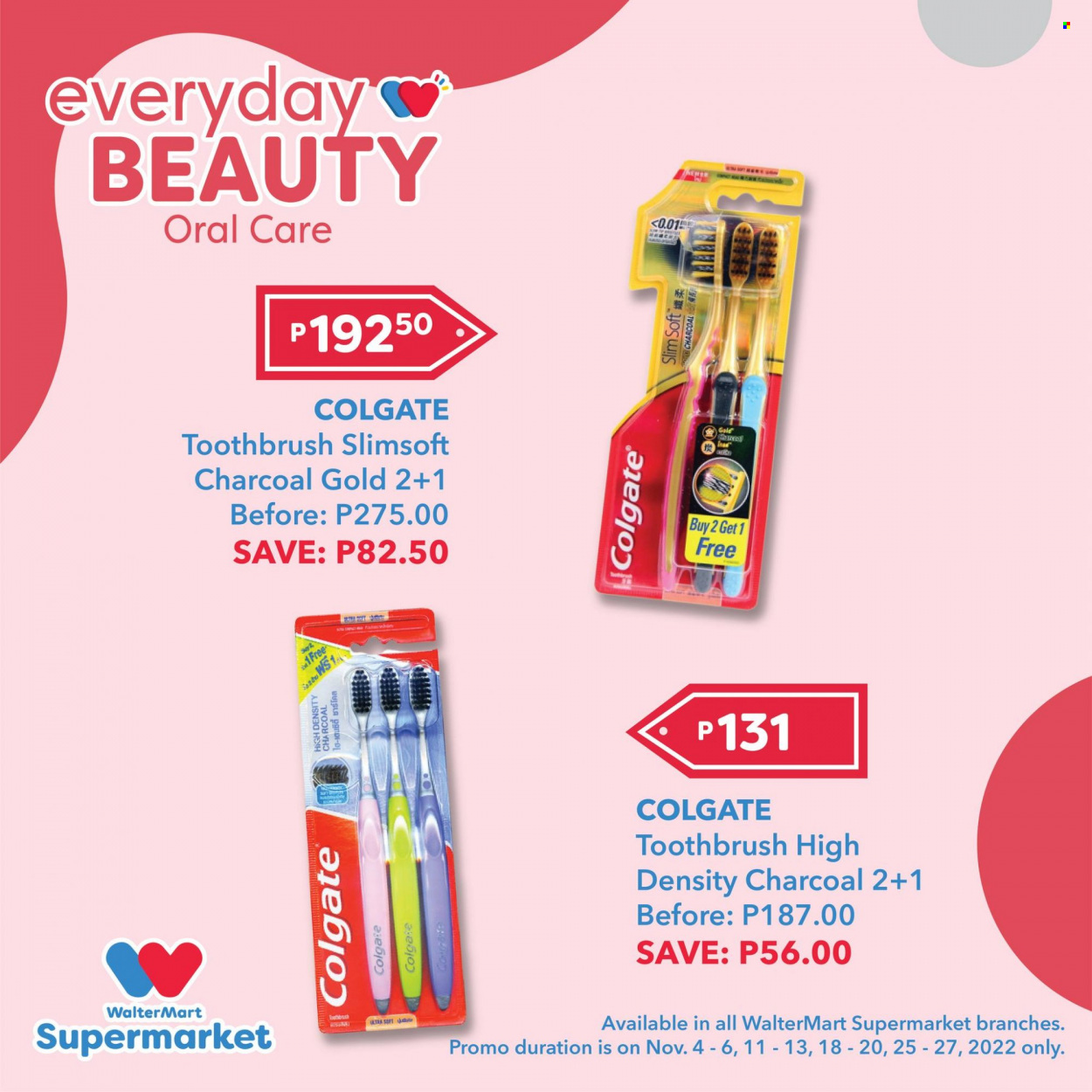 thumbnail - Walter Mart offer  - Sales products - Colgate, toothbrush. Page 25.