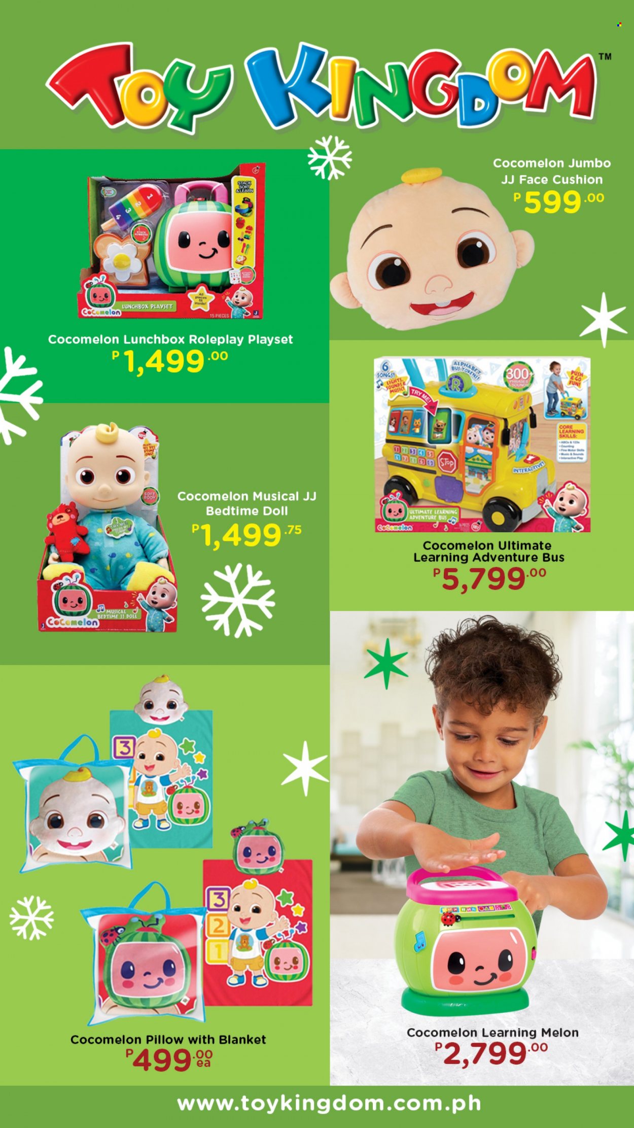 thumbnail - Toy Kingdom offer  - Sales products - doll, play set, toys, blanket. Page 3.