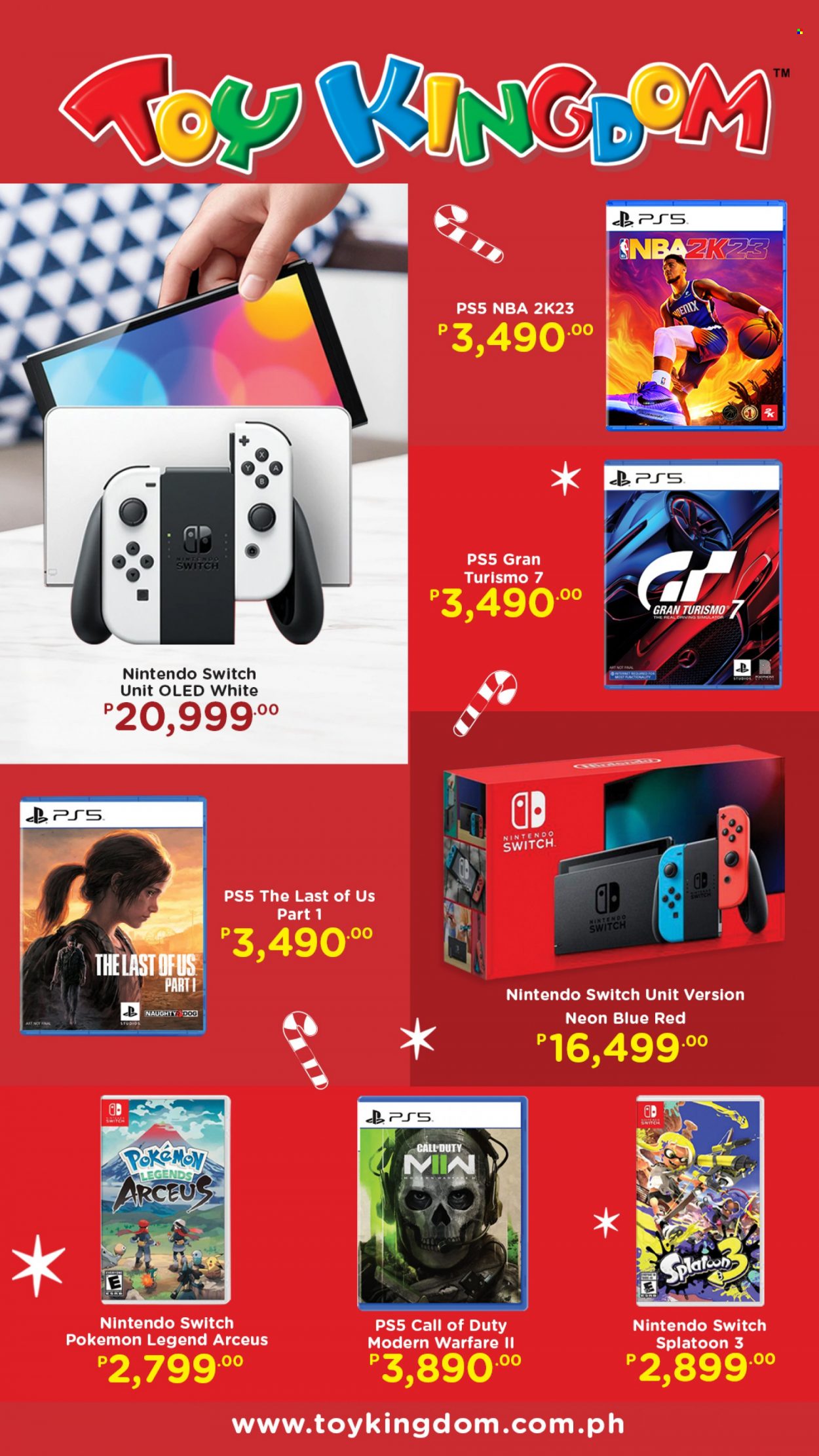 thumbnail - Toy Kingdom offer  - Sales products - Nintendo Switch, PlayStation, PlayStation 5, Pokémon, toys. Page 6.