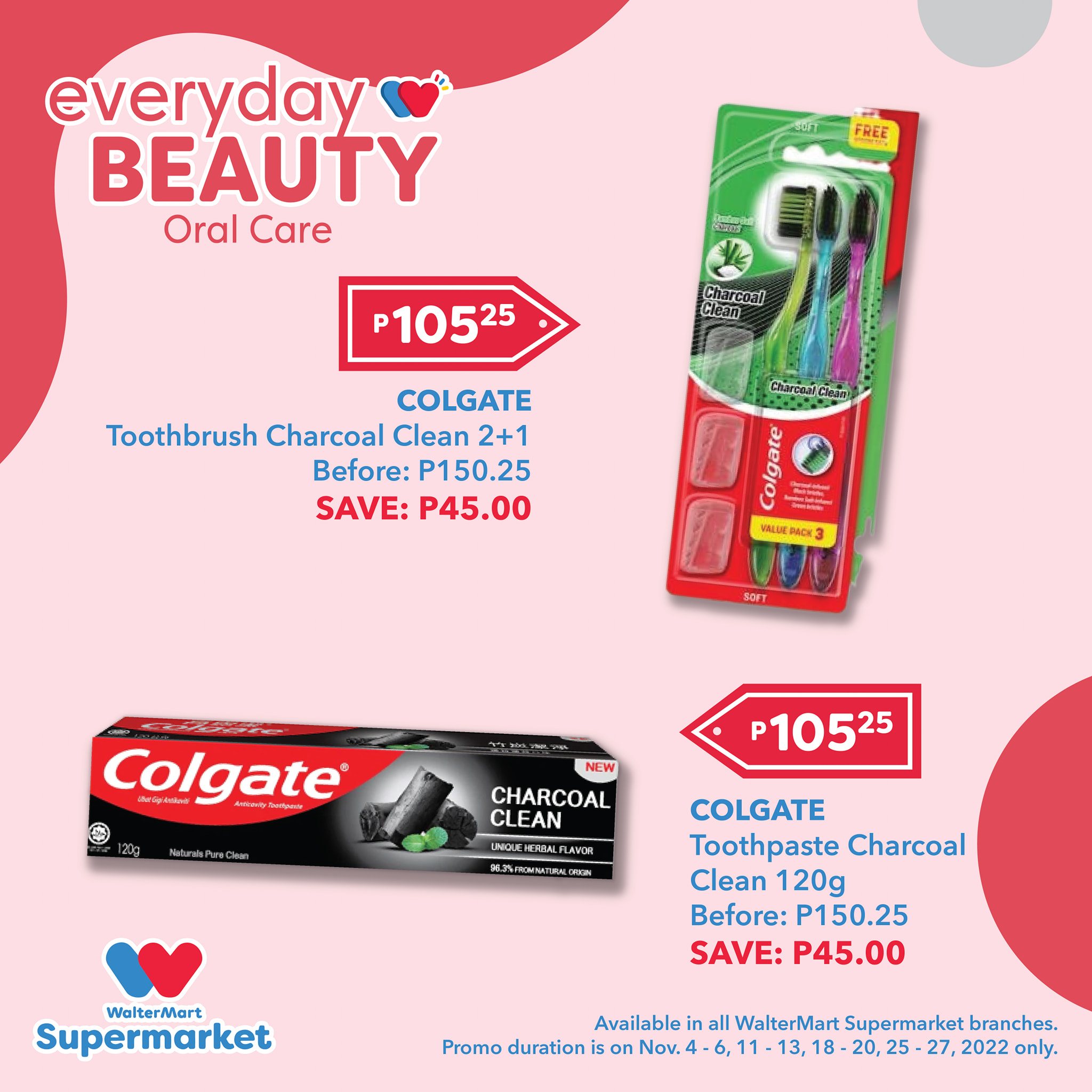 thumbnail - Walter Mart offer  - Sales products - Colgate, toothbrush, toothpaste. Page 18.