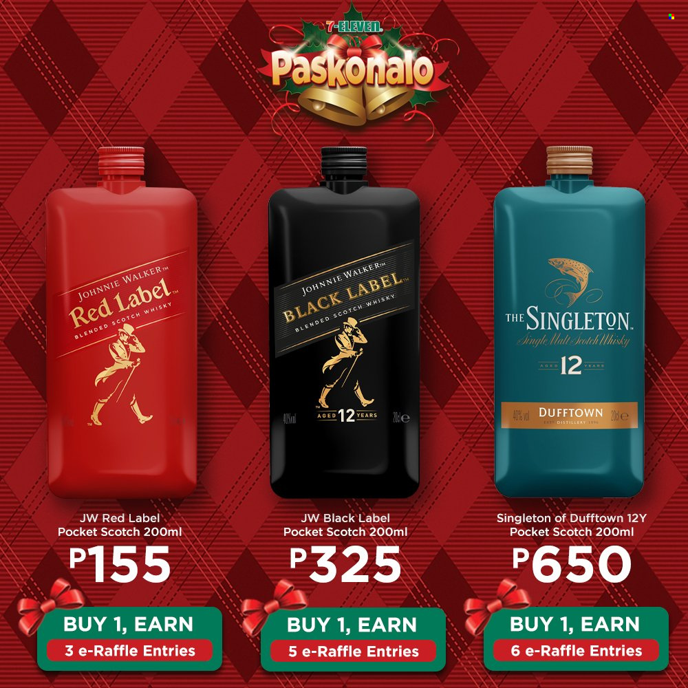 thumbnail - 7 Eleven offer  - Sales products - Johnnie Walker, scotch whisky, whisky. Page 28.