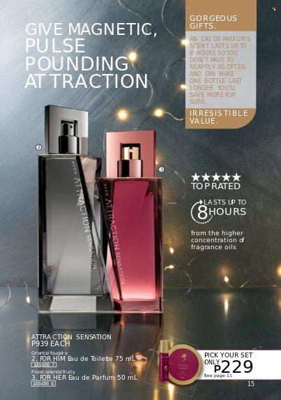 thumbnail - Avon offer  - 1.12.2022 - 31.12.2022 - Sales products - Avon, eau de parfum, eau de toilette, fragrance, Sure. Page 15.