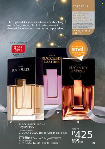 thumbnail - Avon offer  - 1.12.2022 - 31.12.2022 - Sales products - Avon, cologne, fragrance. Page 21.