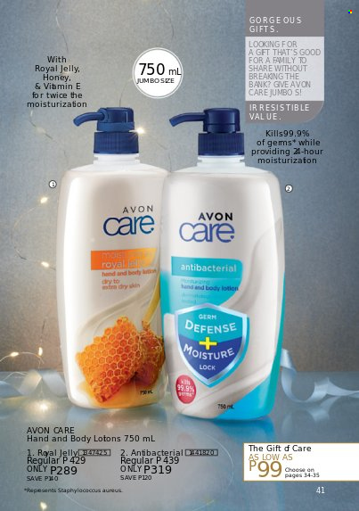 thumbnail - Avon offer  - 1.12.2022 - 31.12.2022 - Sales products - Avon, royal jelly, body lotion. Page 41.