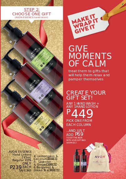 thumbnail - Avon offer  - 1.12.2022 - 31.12.2022 - Sales products - Avon, hand wash, body lotion, gift set, cap. Page 53.