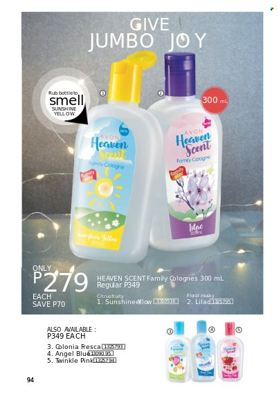 thumbnail - Avon offer  - 1.12.2022 - 31.12.2022 - Sales products - Joy, Avon, cologne. Page 94.
