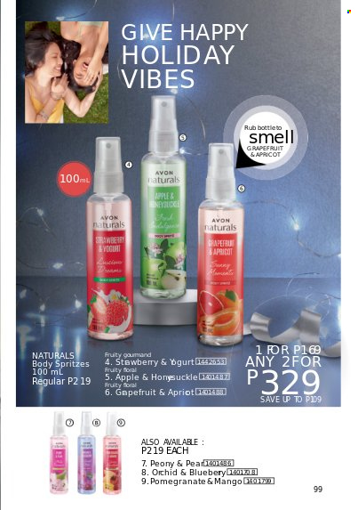 thumbnail - Avon offer  - 1.12.2022 - 31.12.2022 - Sales products - Avon. Page 99.