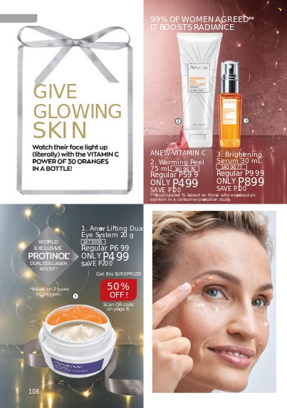 thumbnail - Avon offer  - 1.12.2022 - 31.12.2022 - Sales products - Anew, serum, watch, vitamin c. Page 108.