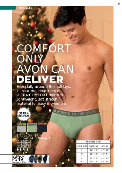 thumbnail - Avon offer  - 1.12.2022 - 31.12.2022 - Sales products - Avon, bikini. Page 126.