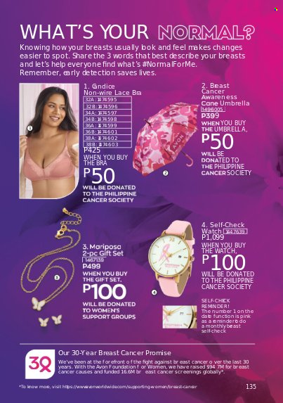 thumbnail - Avon offer  - 1.12.2022 - 31.12.2022 - Sales products - Avon, gift set, watch, umbrella. Page 135.
