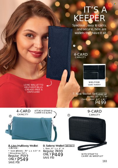 thumbnail - Avon offer  - 1.12.2022 - 31.12.2022 - Sales products - wallet. Page 193.