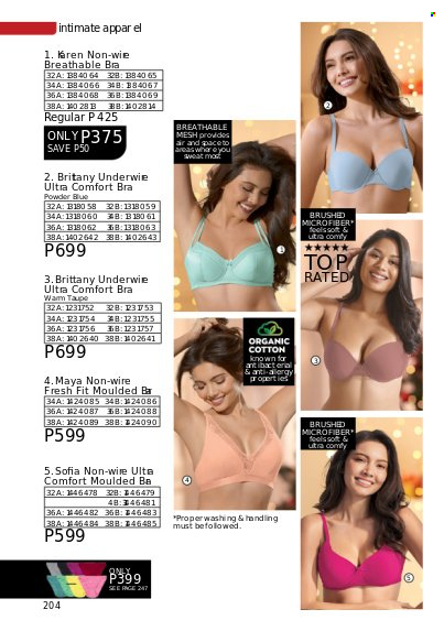 thumbnail - Avon offer  - 1.12.2022 - 31.12.2022 - Sales products - bra. Page 204.