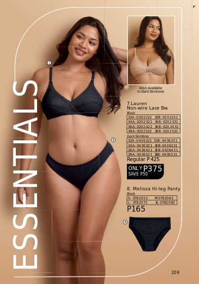 thumbnail - Avon offer  - 1.12.2022 - 31.12.2022 - Sales products - bra. Page 209.