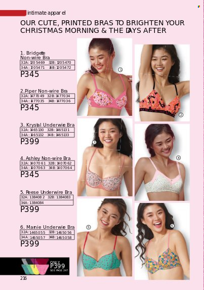 thumbnail - Avon offer  - 1.12.2022 - 31.12.2022 - Sales products - bra. Page 216.