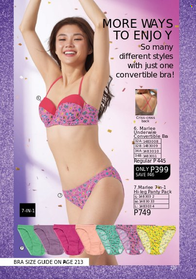 thumbnail - Avon offer  - 1.12.2022 - 31.12.2022 - Sales products - bra. Page 219.
