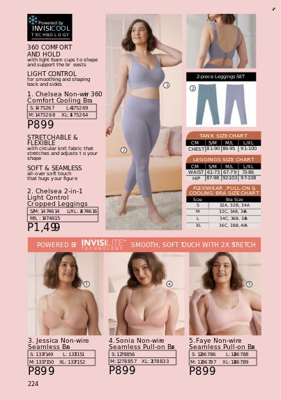 thumbnail - Avon offer  - 1.12.2022 - 31.12.2022 - Sales products - cup, leggings, bra. Page 224.