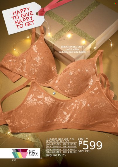 thumbnail - Avon offer  - 1.12.2022 - 31.12.2022 - Sales products - bra. Page 238.