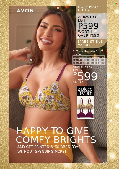 thumbnail - Avon offer  - 1.12.2022 - 31.12.2022 - Sales products - Avon, bra. Page 239.