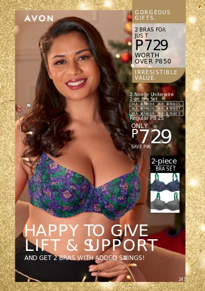 thumbnail - Avon offer  - 1.12.2022 - 31.12.2022 - Sales products - Avon, bra. Page 241.