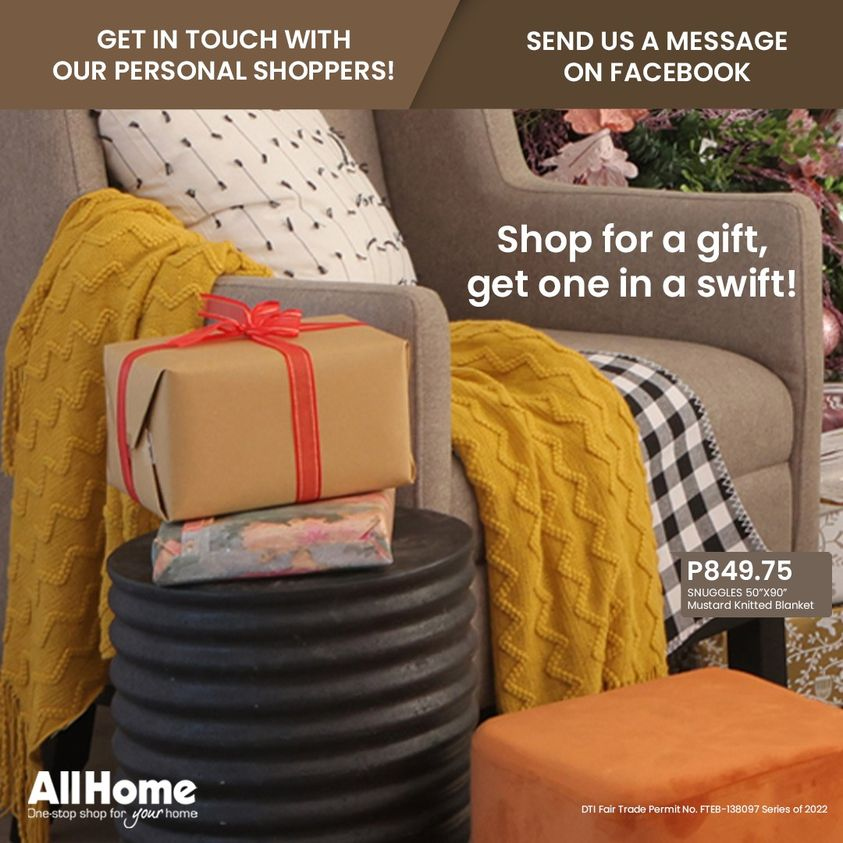 thumbnail - AllHome offer  - Sales products - blanket. Page 1.