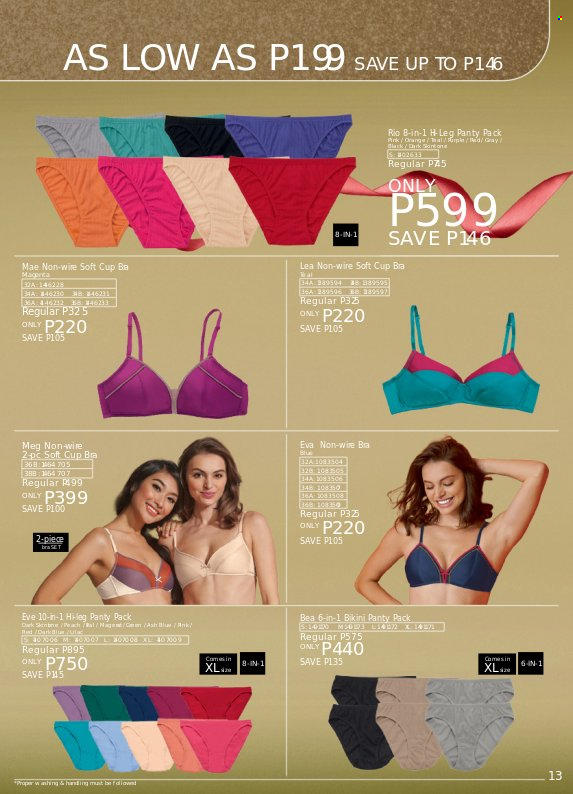 thumbnail - Avon offer  - 17.12.2022 - 31.12.2022 - Sales products - cup, bikini, bra. Page 13.