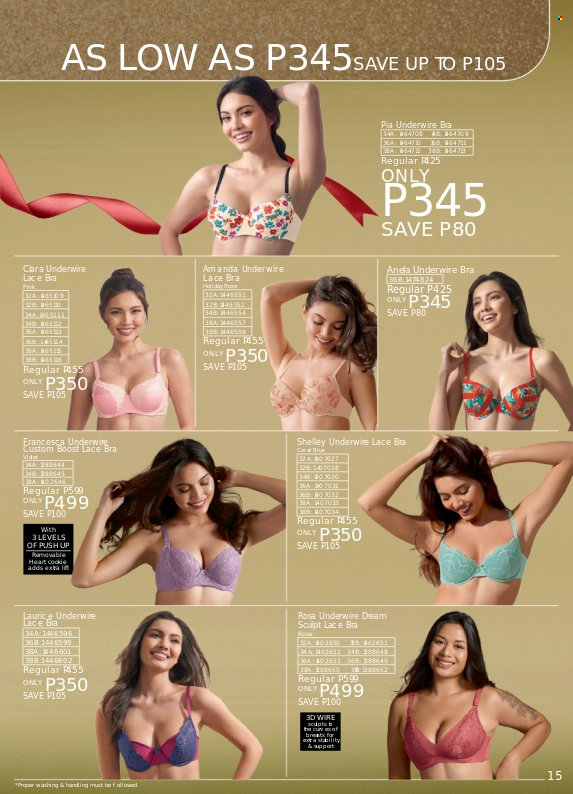 thumbnail - Avon offer  - 17.12.2022 - 31.12.2022 - Sales products - bra. Page 15.