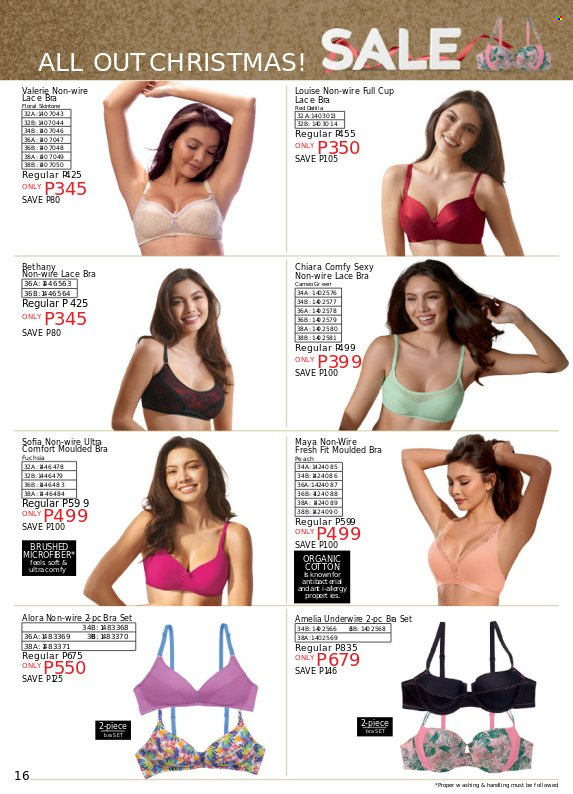 thumbnail - Avon offer  - 17.12.2022 - 31.12.2022 - Sales products - cup, bra. Page 16.
