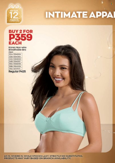 thumbnail - Avon offer  - 8.12.2022 - 14.12.2022 - Sales products - Avon, bra. Page 6.