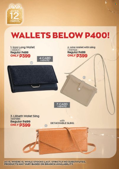 thumbnail - Avon offer  - 8.12.2022 - 14.12.2022 - Sales products - Avon, wallet. Page 10.