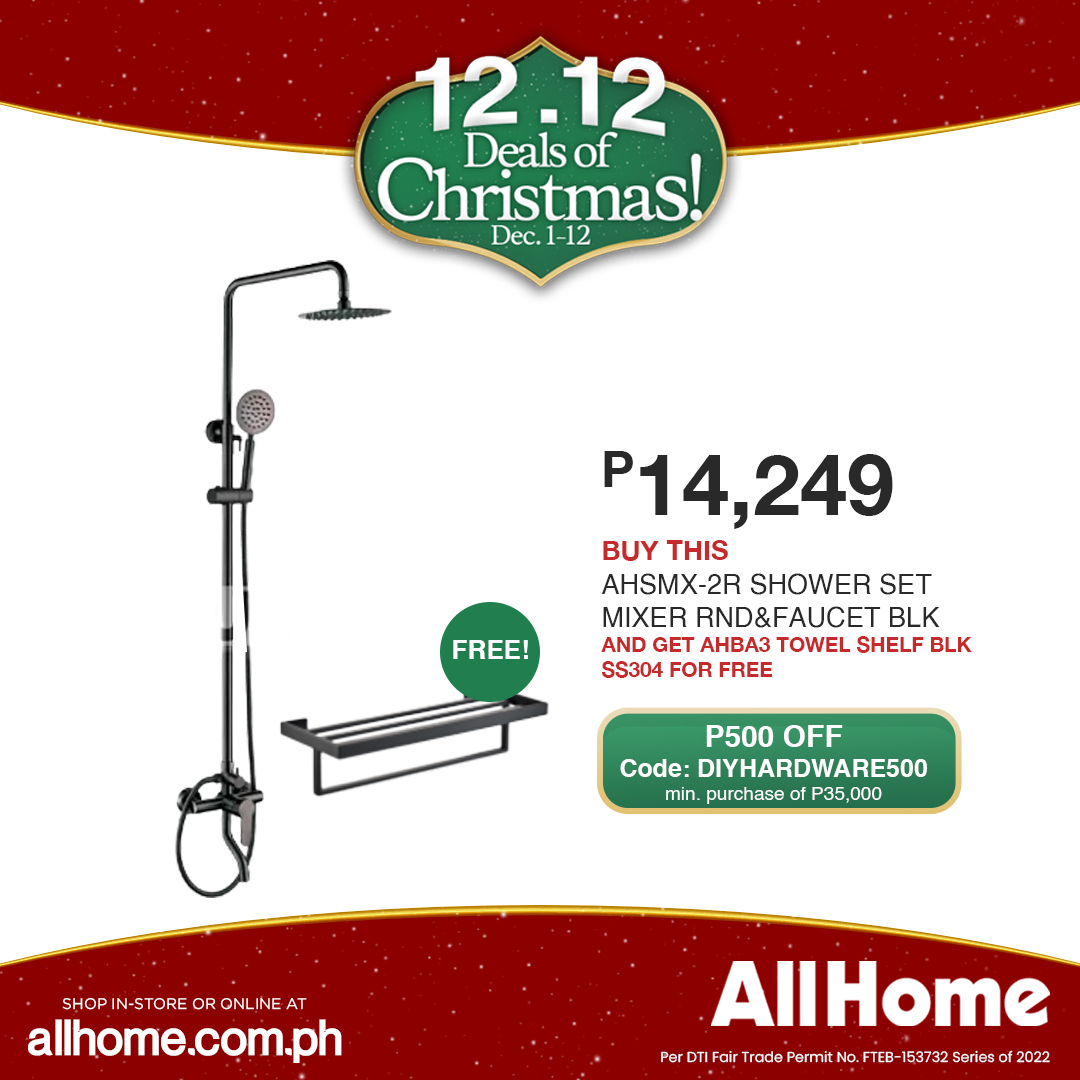thumbnail - AllHome offer  - 1.12.2022 - 12.12.2022 - Sales products - faucet, towel, mixer, shelves. Page 25.