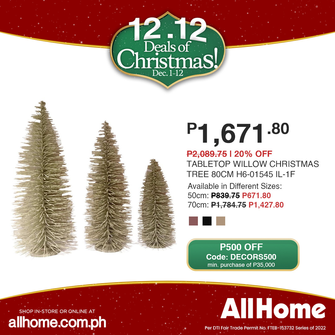 thumbnail - AllHome offer  - 1.12.2022 - 12.12.2022 - Sales products - christmas tree. Page 13.