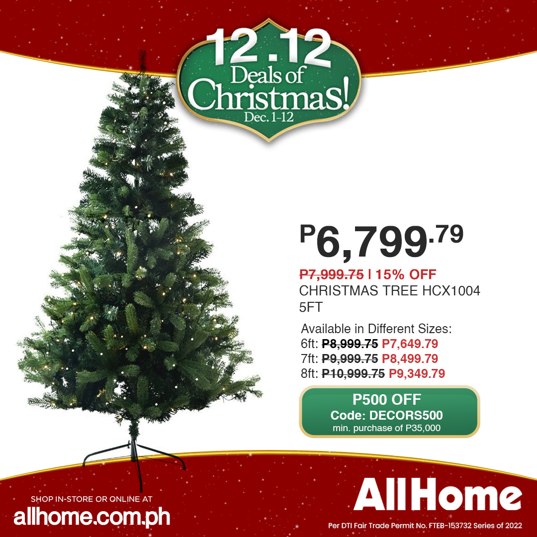 thumbnail - AllHome offer  - 1.12.2022 - 12.12.2022 - Sales products - christmas tree. Page 15.