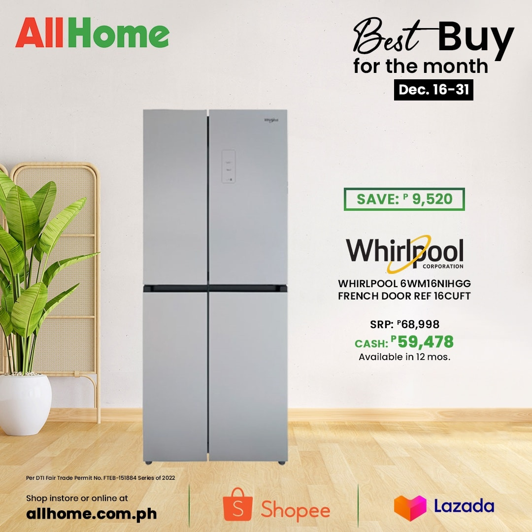 thumbnail - AllHome offer  - 3.9.2022 - 31.12.2022 - Sales products - Whirlpool, door. Page 11.
