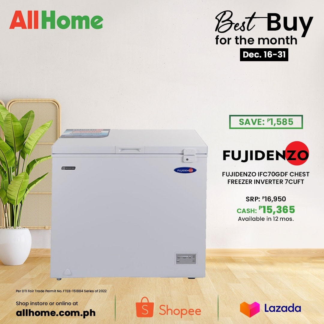 thumbnail - AllHome offer  - 3.9.2022 - 31.12.2022 - Sales products - freezer, chest freezer. Page 12.