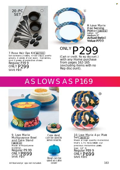 thumbnail - Avon offer  - 1.1.2023 - 31.1.2023 - Sales products - cake stand, bowl. Page 163.