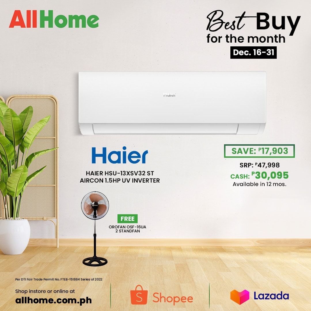 thumbnail - AllHome offer  - 3.9.2022 - 31.12.2022 - Sales products - Haier. Page 4.