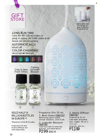 thumbnail - Avon offer  - Sales products - fragrance, diffuser. Page 26.