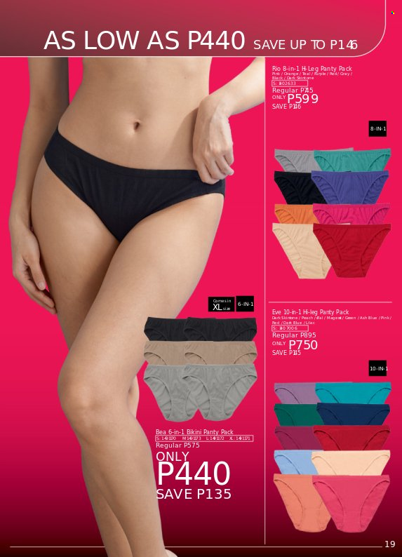 thumbnail - Avon offer  - 21.1.2023 - 31.1.2023 - Sales products - bikini. Page 19.