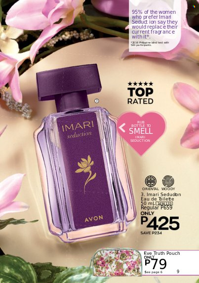 thumbnail - Avon offer  - 1.2.2023 - 28.2.2023 - Sales products - Avon, fragrance, Imari. Page 9.