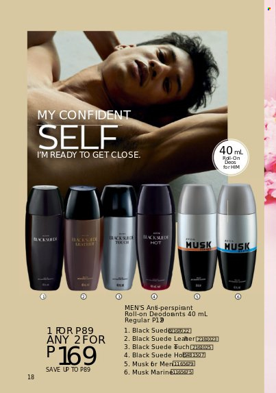 thumbnail - Avon offer  - 1.2.2023 - 28.2.2023 - Sales products - anti-perspirant, roll-on, magnesium. Page 18.