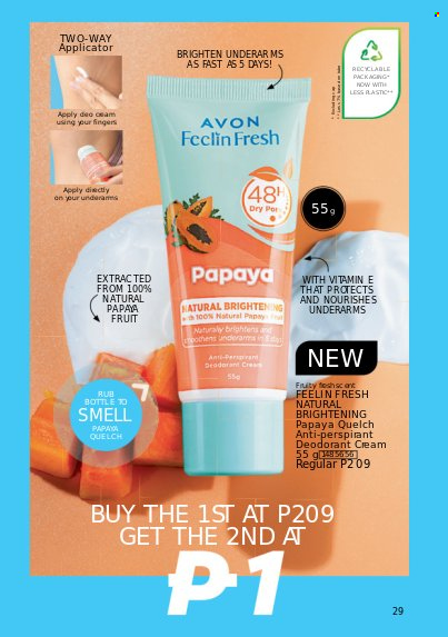 thumbnail - Avon offer  - 1.2.2023 - 28.2.2023 - Sales products - Avon, anti-perspirant, deodorant. Page 28.