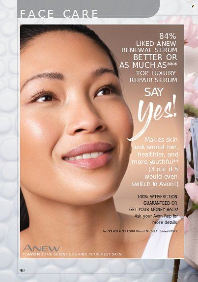 thumbnail - Avon offer  - 1.2.2023 - 28.2.2023 - Sales products - Avon, Anew, serum. Page 88.