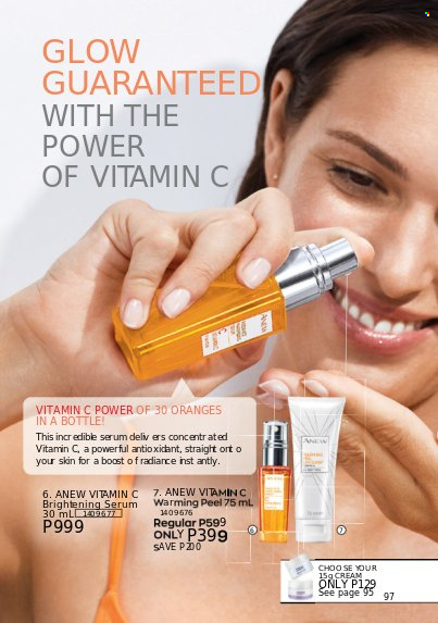 thumbnail - Avon offer  - 1.2.2023 - 28.2.2023 - Sales products - Anew, brightening serum, serum, vitamin c. Page 95.
