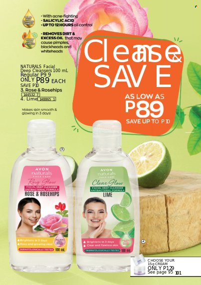 thumbnail - Avon offer  - 1.2.2023 - 28.2.2023 - Sales products - Avon, cleanser. Page 99.