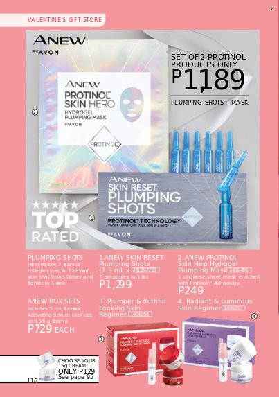 thumbnail - Avon offer  - 1.2.2023 - 28.2.2023 - Sales products - Avon, Anew, serum. Page 113.