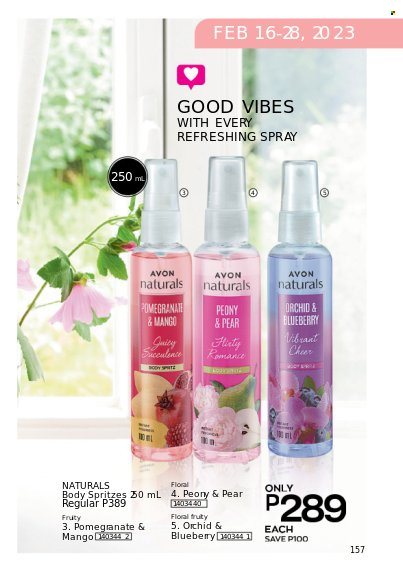 thumbnail - Avon offer  - 1.2.2023 - 28.2.2023 - Sales products - Avon. Page 154.