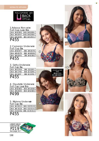 thumbnail - Avon offer  - 1.2.2023 - 28.2.2023 - Sales products - cup, bra, underwear. Page 193.