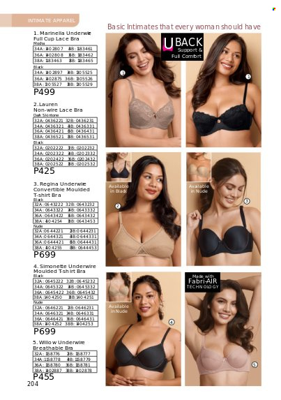 thumbnail - Avon offer  - 1.2.2023 - 28.2.2023 - Sales products - cup, t-shirt, bra. Page 199.