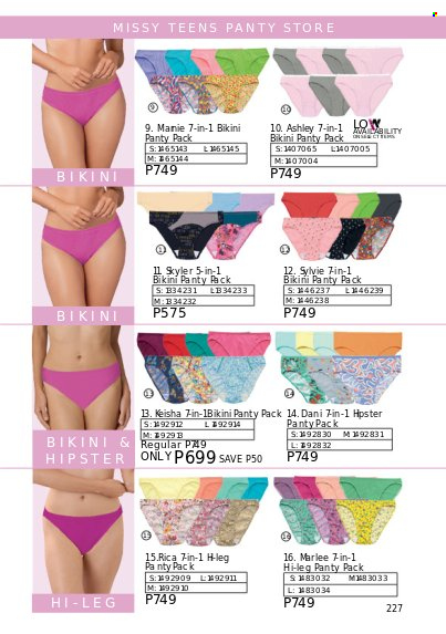 thumbnail - Avon offer  - 1.2.2023 - 28.2.2023 - Sales products - bikini. Page 221.