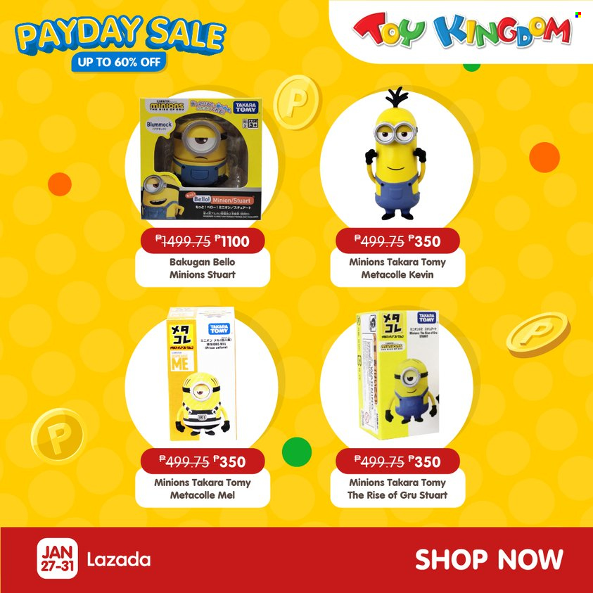 thumbnail - Toy Kingdom offer  - Sales products - Minions, toys. Page 14.